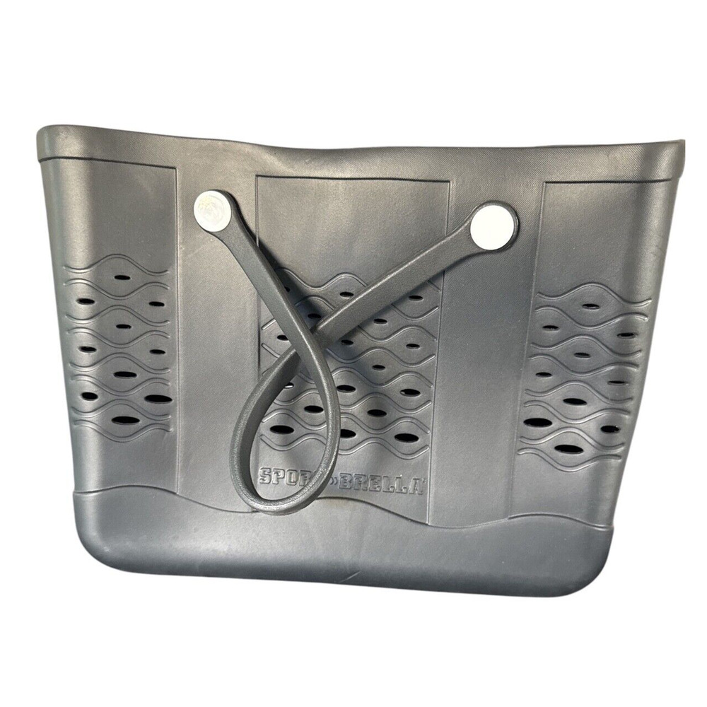 Sport Brella Adult Beach Tote Black Durable Water Resistant Carry All Bag